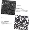 SHINEOFI 100pcs Picture Frame Backing Clips with Screws Durable Electroplated