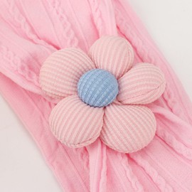 DRESHOW Girls Flower Headbands Stretchy Nylon Headbands Handmade Hair Accessories for Newborn Infant Toddlers Kids