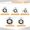 Rustark 105Pcs M6 M8 M10 M12 M14 65Mn Push On