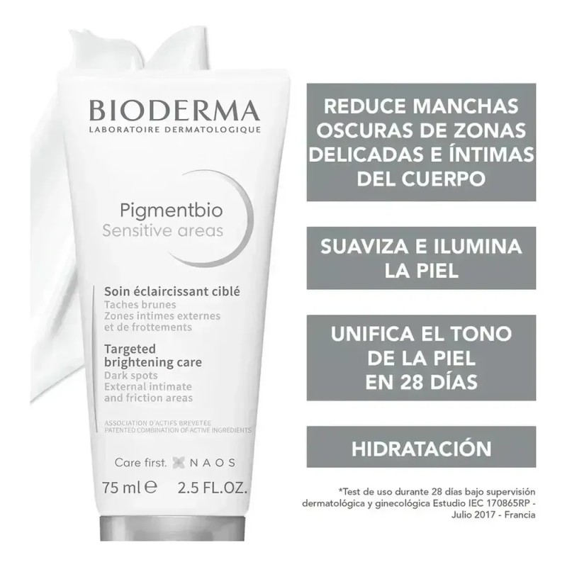 2pc Bioderma Pigmentbio Zonas Sensibles Crema Aclarante 75ml