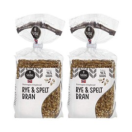 Sigdal Bakeri Rye & Spelt Norwegian Crispbread | All Natural, Non GMO, Vegan, Sugar Free, High Fiber, Low Carbs, High Protein, Wholegrain Snack Crackers With Up To 46% Seeds (Pack of 2)