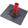 Draper Redline 68499 ABS Plasterers Hawk , Black/Red
