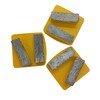 Redi-Lock Concrete Floor Preparation Disc, Diamond Metal Grinding Shoes, Double