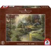 Schmidt Spiele | Thomas Kinkade: Stillwater Cottage (1000pc) | Puzzle