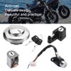 Motorcycle Ignition Switch Fuel Gas Cap Seat Lock Keys for