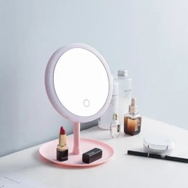 Espejo Touch Luz Led Aro De Luz Inalambrico P. Maquillaje
