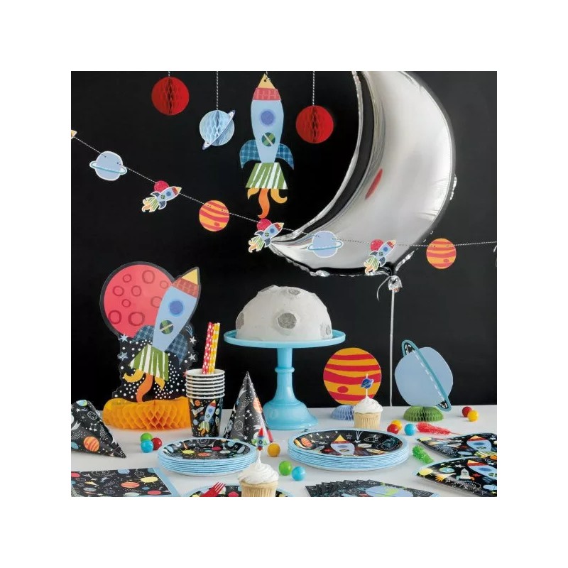 No Brand 3-2-1 Blastoff! Outer Space Birthday Party Candles, Set