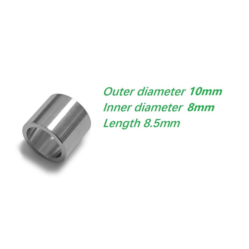 Dunn's titanium ferrules for snooker cues. Alloy TC4, threadless, easy