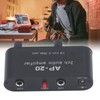 2CH Sound Amp Preamplifier Balanced Input 1/4in 6.5mm Gain Independent