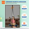 MAGZO Magnetic Screen Door Fit Door Size 72 x 80