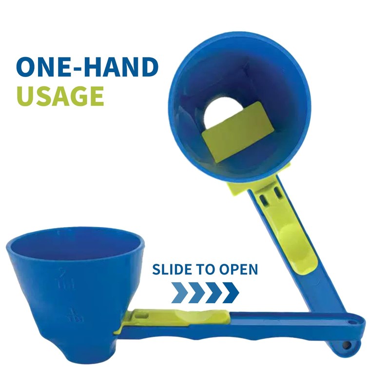 Protein Scoop – 2pcs Sliding Protein Powder Scoop with Built-in