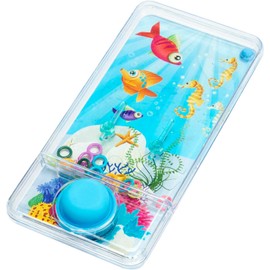 Simba Juego de Agua, Verter Agua y apretando los Anillos al Objetivo, Juego de Viaje, 13,5 x 6,5 cm, a Partir de 3 años