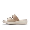 Clarks Women's Drift Buckle Slide Sandal, Sand Combi, 7.5