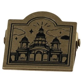 Risedot Reusable Brass Binder Clip, Notebook Binder Clip, for Home, Office, Document Organizing