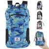 4Monster Water Resistant Foldable Backpack, Packable Hiking Daypack, Ultralight Travel