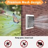 2 Pack 12" x 12" Gable Vent for House Aluminum