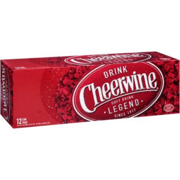 Cheerwine Cherry Soda, 12 oz (48 Cans)