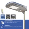 Wagan EL8590 2000 Lumens Integrated LED Solar Street Light with