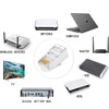 GamePoint 100 Conectores Rj45,Conectores Rj45, Para Cable Ethernet, Cat 5e,