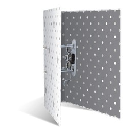 HERMA Lever Arch File Stars with White with Grey Stars Motif, A4, 70 mm Spine, with Inner Print, 1 Folder