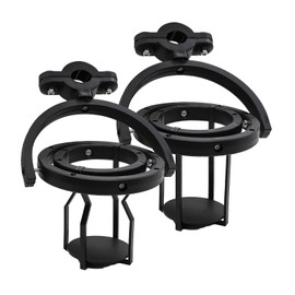 Gyroscopic Cup Holder, 2 Pack 360° Rotatable & Anti-Spill Car Water Bottle Holder with Adjustable Clamp, Self-Leveling Anti-Vibration Drink Holder for Trucks Bikes Boats ATV UTV E-Scooters