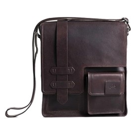 VELEZ Top Grain Leather Messenger Bag For Men and Women | 11” Tablet | Small Crossbody Bags | Vintage Shoulder Bags