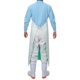 Otafuku Glove with Chest (Polyvinyl Chloride (with Polyester Thread) 35.4 x 43.3 inches (90 x 110 cm) #6130 White