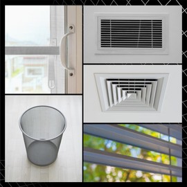 Californistan 6-Pack Wire Mesh Screen 12×8 Inch – 20 Mesh Stainless Steel Durable, Easy to Cut, Smooth Edges & Rust-Proof – Ideal Metal Mesh Screen for DIY Projects, Windows, Vent, Filter, Garden etc