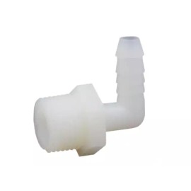 Everbilt Hose Elbow 3/8 in. Barb x 1/2 in. MIP Nylon Adapter Connector Reducer