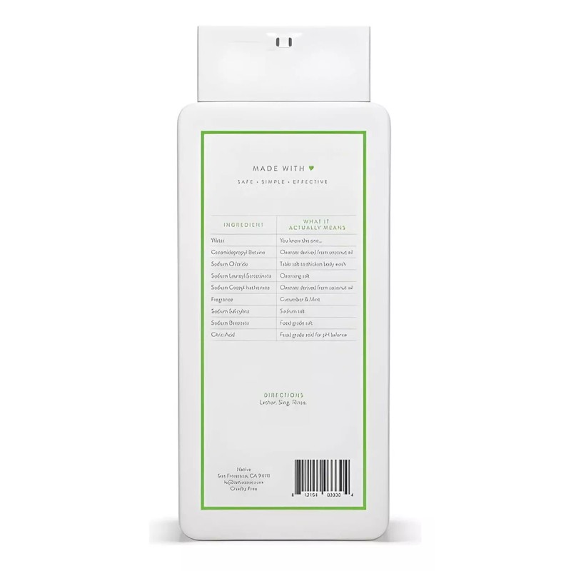 Native Jabón líquido Native Body Wash