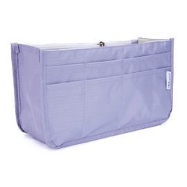 Periea ‘Daisy’ Handbag Organiser Insert - Tote Bag Inserts for Handbag, Bag Organiser Insert with 15 Compartments - Large, Lilac
