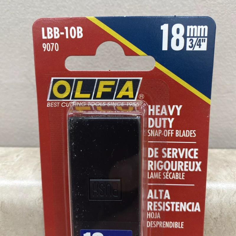 OLFA 18mm UltraMax Heavy-Duty Snap Off Blades Pack of 10
