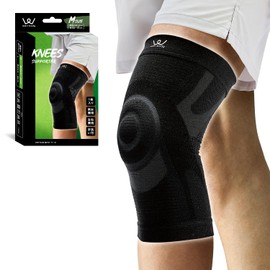 アルインコ(ALINCO) 膝 サポーター M リングクッション 怪我防止 関節保護 通気性 速乾 伸縮素材 滑り止め付 男女兼用 スポーツ 家事 育児 日常生活 WBF704M