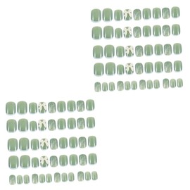 Mikinona 96pcs Full Cover Fake Nails for Women Press Manicure Tips Ultra-thin Design for Daily Wear Parties Special Occasions Nail Art Accessories