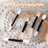 5 Pieces Single Sided Makeup Brushes and 5 Pieces Double