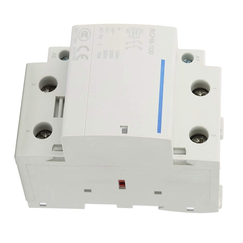 Oumefar Electrical AC Contactor, Ultra-Silent Modular Contactor 100A 2 Pole