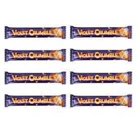 Violet Crumble Shattering Chocolate Coated Honeycomb, 8 Count