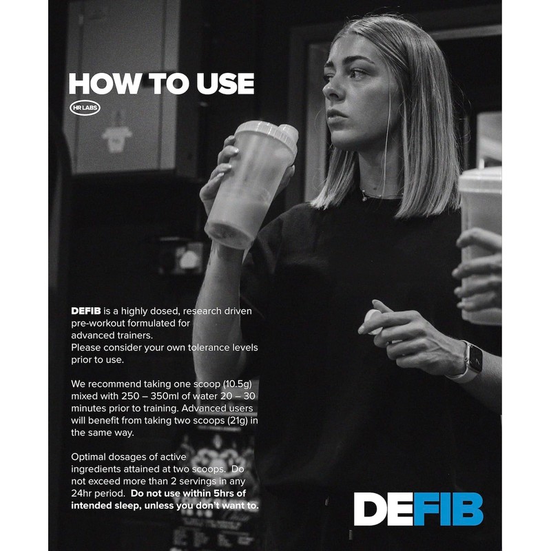 HR Labs DEFIB, Ultimate All in One Advanced Strong Pre