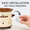 Slow Cooker White Knob Replacement Compatible with Crock-Pot and Rival