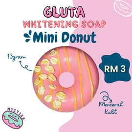 Sabun Donut Mini 13g whitening Soap Memutih Mencerahkan kulit