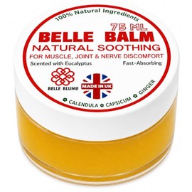 Belle Balm Natural Pain-Soothing Rub for Muscles, Joints & Nerve Discomfort