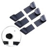 VWONST Pan Lid Organizer Set, 6 Cabinet Door Mount Holders,