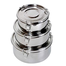 Relags 'Food Container', Stainless Steel, Round - Small