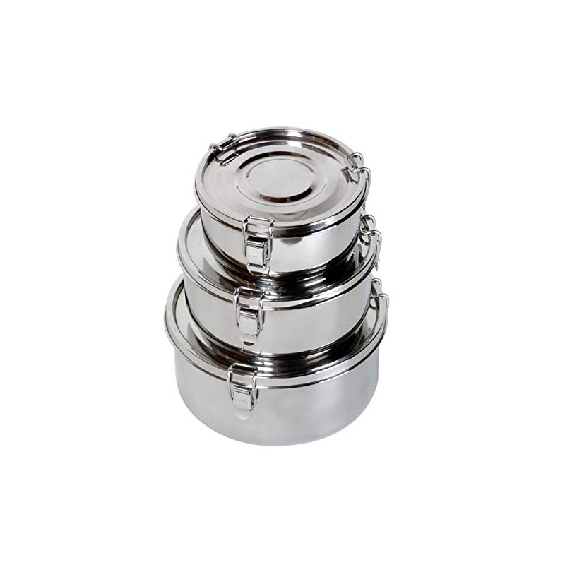 Relags 'Food Container', Stainless Steel, Round - Small