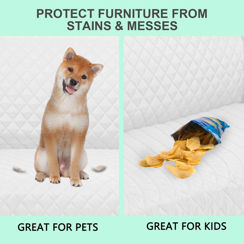 Luxshare Home Reversible Sofa Covers Couch Cover Furniture Protector for