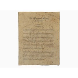 War of the Worlds - Hand Antiqued First Page Reproduction