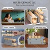 Egg Storage Fridge, Adjustable 3 Tier Egg Container with Easy