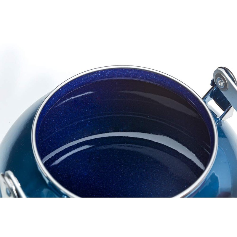 Takagi Metal Kettle ONB-2.3 KT Induction Compatible, Enamel, 0.7 gal