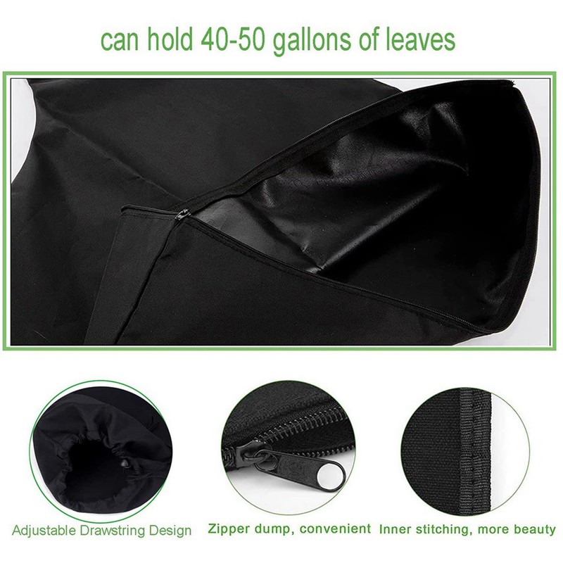 2X Leaf Blower Bag Zippered Bottom Dump Leaf Blower Vacuum