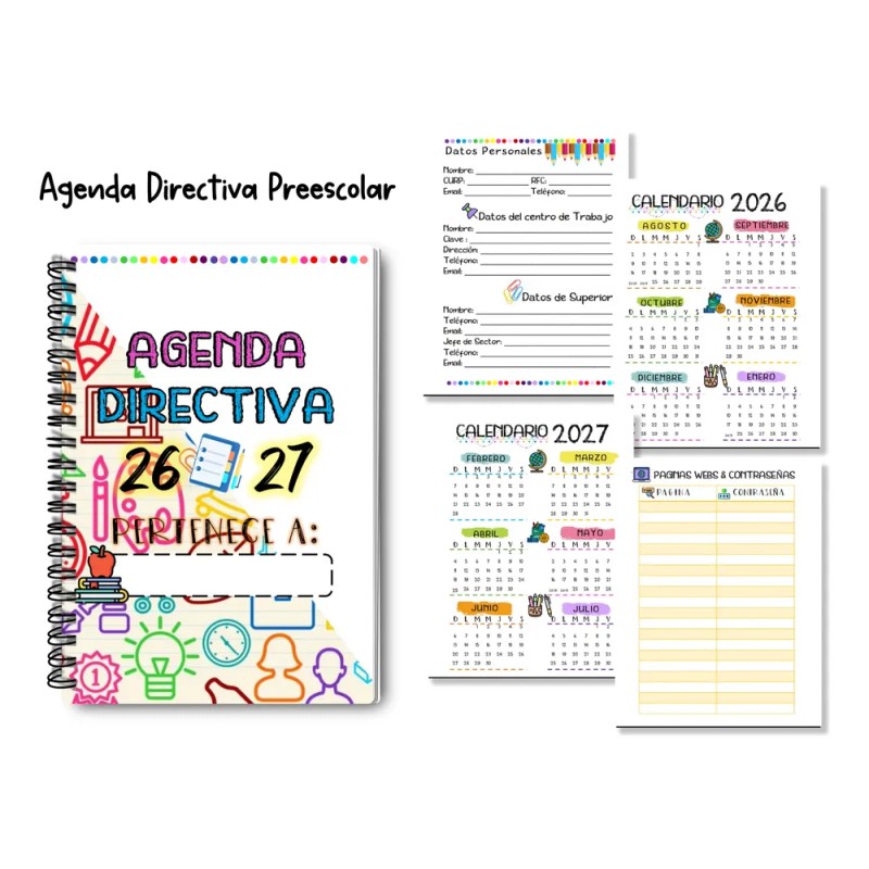Agenda Directiva Primaria Medio Oficio 90 Gr Mod-02